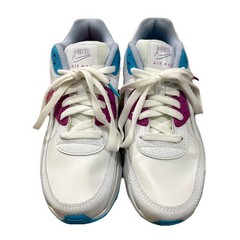 Nike Air Max 90 SE Polka Dots White Purple Blue Sneaker Size 6.5 DV1843-100