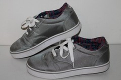Heelys Launch Casual Shoes, Skates, #770549, Gray/Silver, US Size 6 Youth
