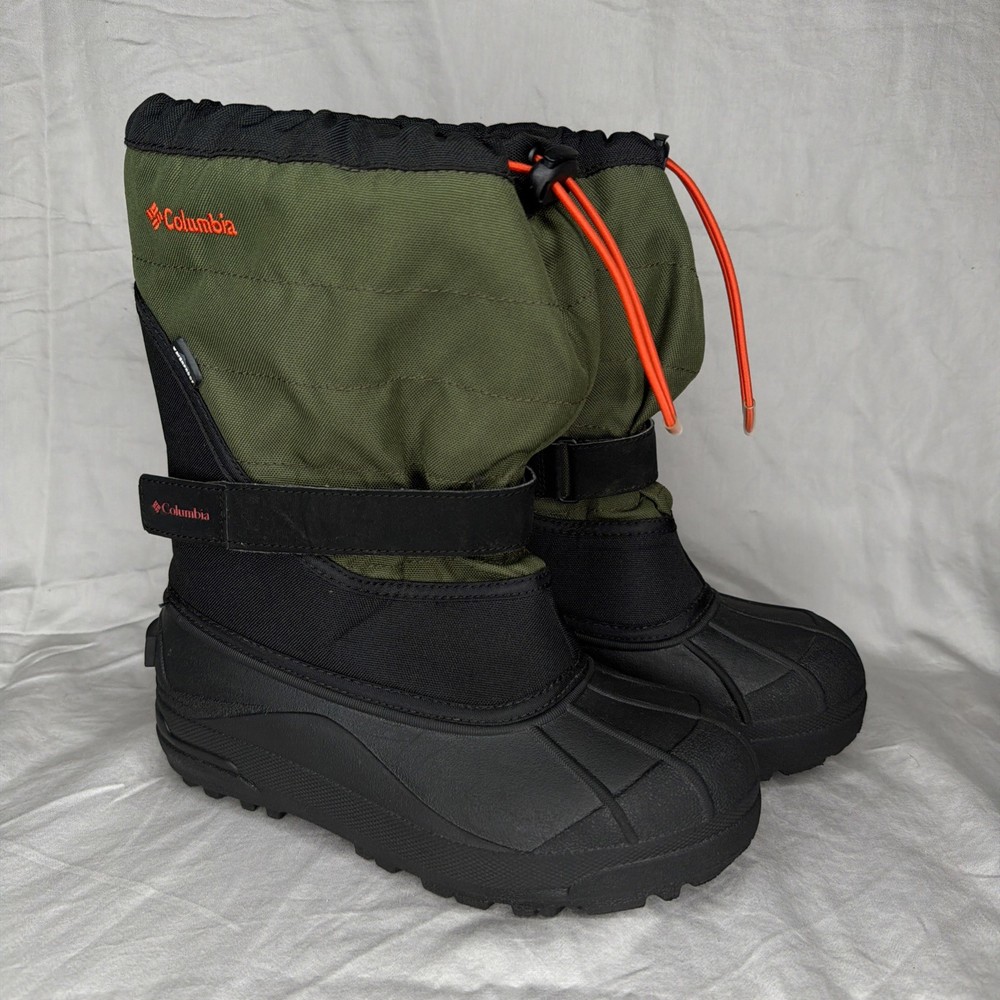Columbia Powderbug Plus II Winter Weatherproof Boot Unisex Children Size 6 24cm