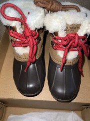 Sperry alpine Saltwater Boots! Kids Size 8