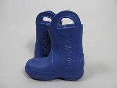 Crocs Kids Handle It Rain Boots Blue 12803 Size C7 Toddler 7 Rubber Boots