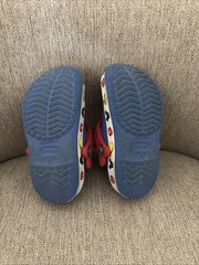 Disney Parks Mickey Mouse Blue Crocs Toddler Boys Size 6/7