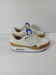2018 Nike Air Max 1 Gold/White Running Trainers Shoes 807605-103 Kid Girl 5.5y
