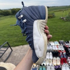Jordan 12 Retro ‚Indigo‘ Sneakers Size 6.5Y DB5595-404