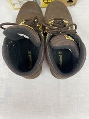 Timberland 6 inch Premium P & G Junior Boot #90934 Size 5 Brown Suede