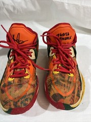 Nike Kyrie Infinity 1 Size 5Y World 1 People DD0334-800 Orange Kids Shoes