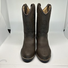 Durango Eagle Western Cowboy Boots BT804 Kid’s Size 8.5 D US Brown Rodeo