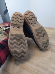 Sperry Port Boots, Size 5 M, Brown/Navy