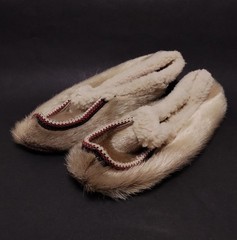 Sweden Sami Saami Reindeer Lapland Shoes Children Teens Slippers