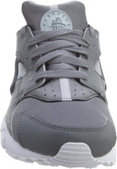 with box 2021 Nike Huarache Run Cool Grey Wolf Grey White Youth SZ 55Y G1N