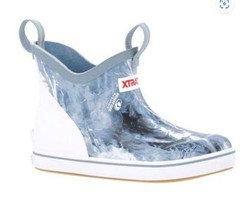 Xtratuf Kid’s Ankle Deck Boot Blue XKAB-1WF Mossy Oak Fishing