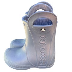 Crocs Handle It Rain Boots Navy Blue Waterproof Toddler Size C11 Pull On 12803