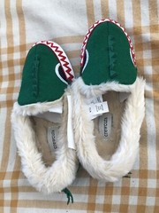 NEW! J Crew Crewcuts Crocodile Slipper Alligator Little Boy Girl 12 Toddler Fur