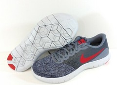Kids Boys Youth Nike Flex Contact 917932 003 Cool Grey Univ Red Sneakers Shoes