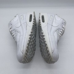 Nike CD6864-100 Air Max 90 Leather GS Youth Size 7Y Shoes Recraft Triple White