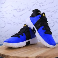 Under Armour GS Escalate BB Basketball Low Shoes 3022311-400 Blue Youth Sz 6.5Y