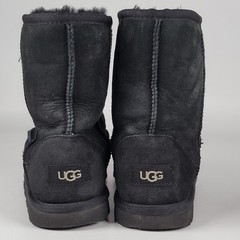 UGG 1017703K Shearling Style Black Mid-Calf Boots Kids US 5