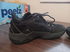 Air Jordan One Take II Black Metallic Silver Boy’s Shoes CZ0840-001 Size 7Y