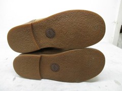 UGG Australia Brown Nubuck Leather Mid Calf Boots Youth Size 4 Style 1002069