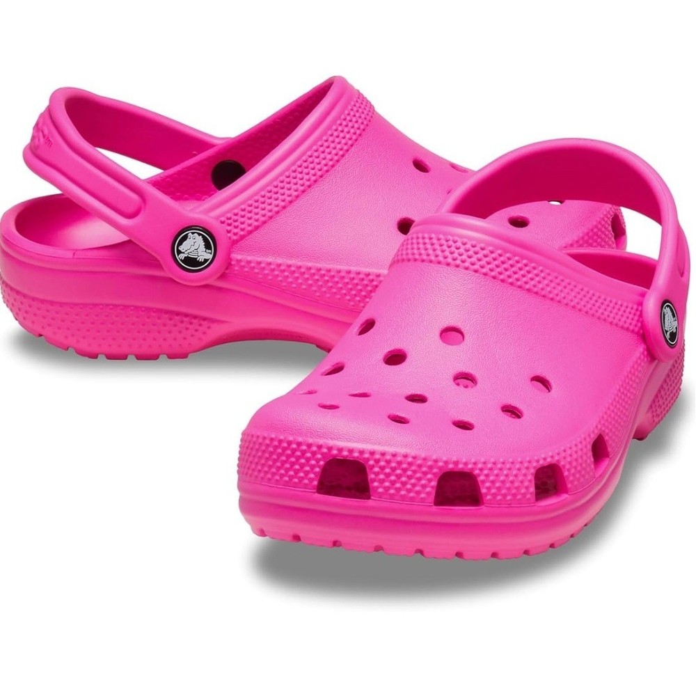 Crocs Classic Kids/Juniors Pink Classic Clog K Sandal (206991-6TW) Size 3 – NWT