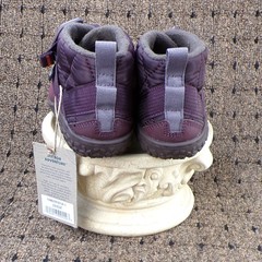 Chaco Ramble Puff Size 1.5 EU 32.5 Big Kids Unisex Booties Plum JCH180347 NWT