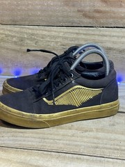 Harry Potter Vans Off The Wall Golden Snitch Kid’s Sneakers Kid SZ.3 Blk/Gold