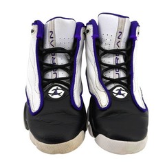 Nike Jordan Pro Strong Black White Electro Purple Kids 2.5Y Sneakers DC7909-150