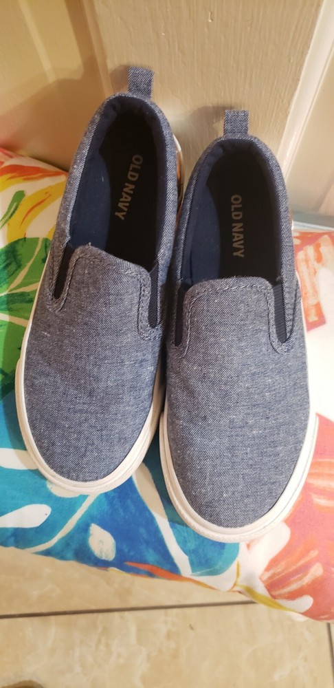 OLD NAVY DENIM CANVAS SLIP ON SIZE 13.0 – UNISEX