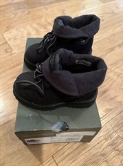 Timberland Courma kid Roll Top Boot – Black – Kids Size 6