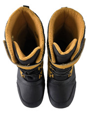 Merrell Snow Storm Waterproof Boots Youth 5M Black Wheat Leather MK263993