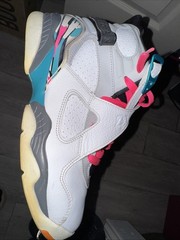 Size 7 (GS) – Jordan 8 Retro High South Beach