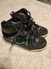 Nike Air Jordan Flight TR 97 428827 008 Size 6 Youth, Black, Purple, Teal