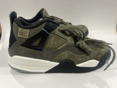 Nike Air Jordan 4 PS SE Craft Medium Olive, Kids Size 1Y, Authentic FB9929-200