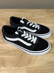 Vans Off The Wall Black & White Skater Sneakers Size 13 Youth Unisex Boys Girls