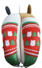 Squishmallows Kitten Soft Comfort: Christmas Cat Kitty Slippers Size 13/1 NWT