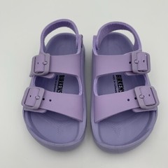 Birkenstock New w/o Box Mogami Kids Icy Purple Fog Monochrome Birko Flor Narrow