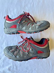 MERRELL DRY Chameleon Low Lace Gray Red Waterproof Size US 5 M / EUR 36