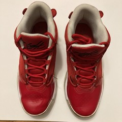Jordan Max Aura 4 (GS) University Red Black White Kids Athletic Sneaker