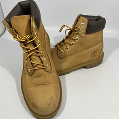 Timberland Boots Brown Suede Premium Water Proof Youth Boys Size 5