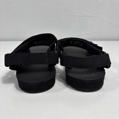 Teva Original Universal Kids Sz 2 Black Hook And Loop Sandals NEW