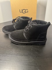 Original UGG Unisex Kid’s NEUMEL II Boots Black 1017320K Size 2 New In Box