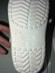 White And Green Crocs 3