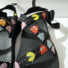 Chaco Classic Z1 Pac-Man Sandals Ghost Retro Arcade Limited Edition youth size 3