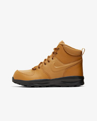 NIKE GRADE SCHOOL KIDS MANOA LTR BOOTS WHEAT/BLACK NWB SIZE 4