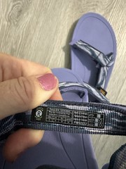 Teva Strappy Purple Kids Sandals Adjustable US 3 EU 35 1019390C