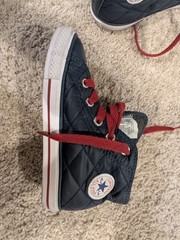 Converse Chuck Taylor All Star Quilted Navy High Tops for Toddlers Size 9