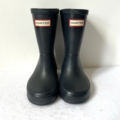 Hunter Kids First Classic Rain Boots Navy Rubber Size UK 7 US 8B 9G Fast Ship