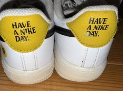 NIKE “Have A Nike Day” Size 2Y Sneakers With Sunflower Yellow And White