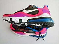 NIKE AIR MAX 270 REACT GS TRAINING BIG KIDS‘ SHOES SIZE: 5Y, 6Y, 6.5Y, 7Y