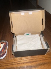 Size 2C Jordan 1 Mid SE (TD) Night Maroon/Total Orange FD5462608 Worn Once